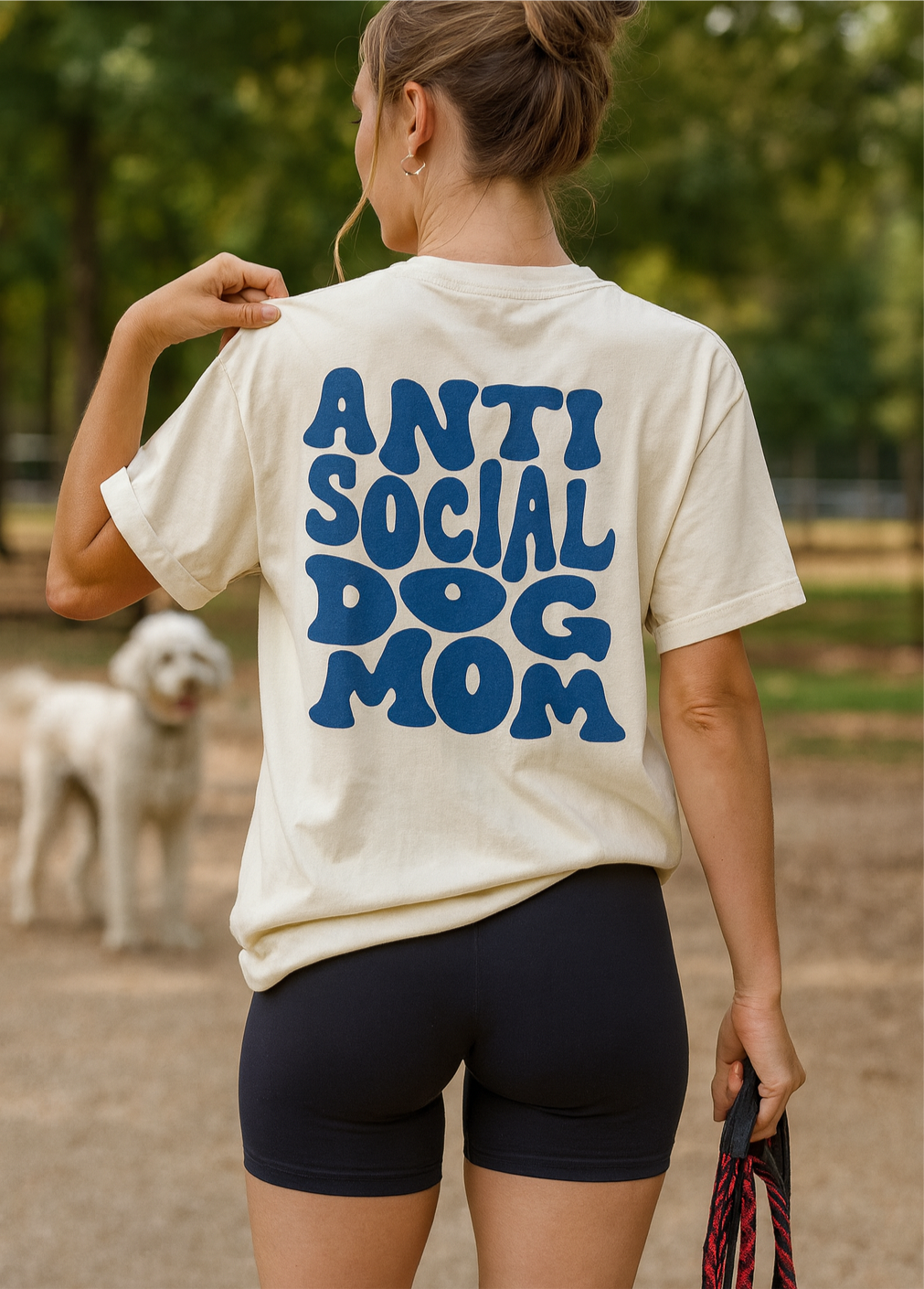 Anti Social Dog Mom - Comfort Colors tee