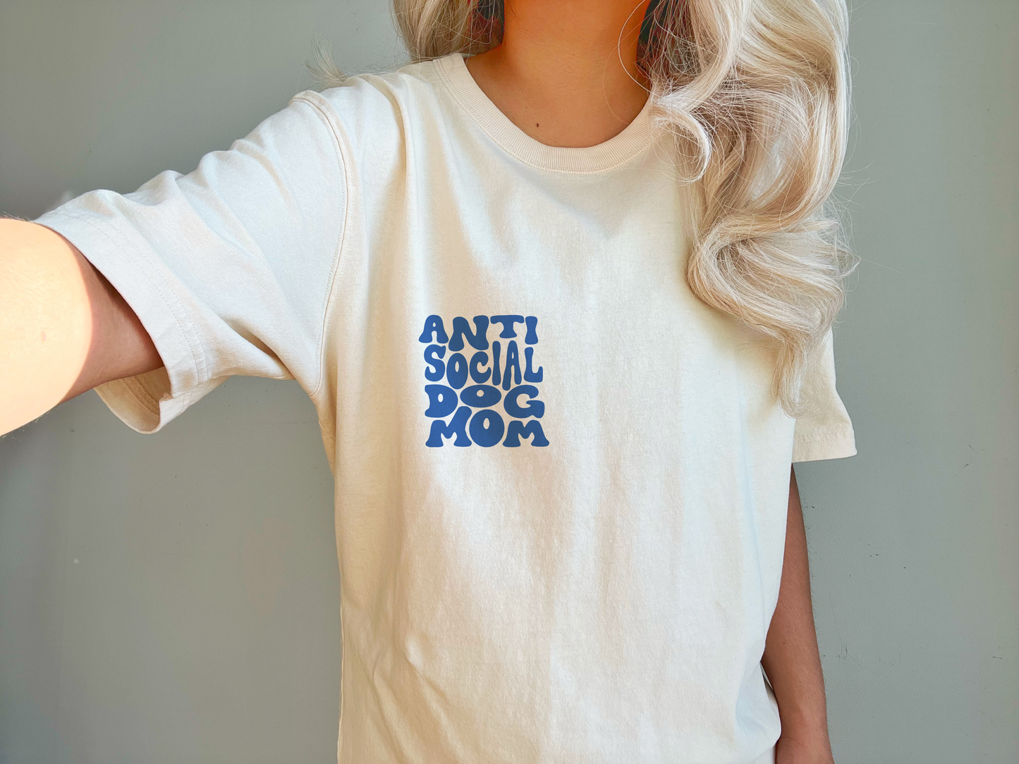 Anti Social Dog Mom - Comfort Colors tee
