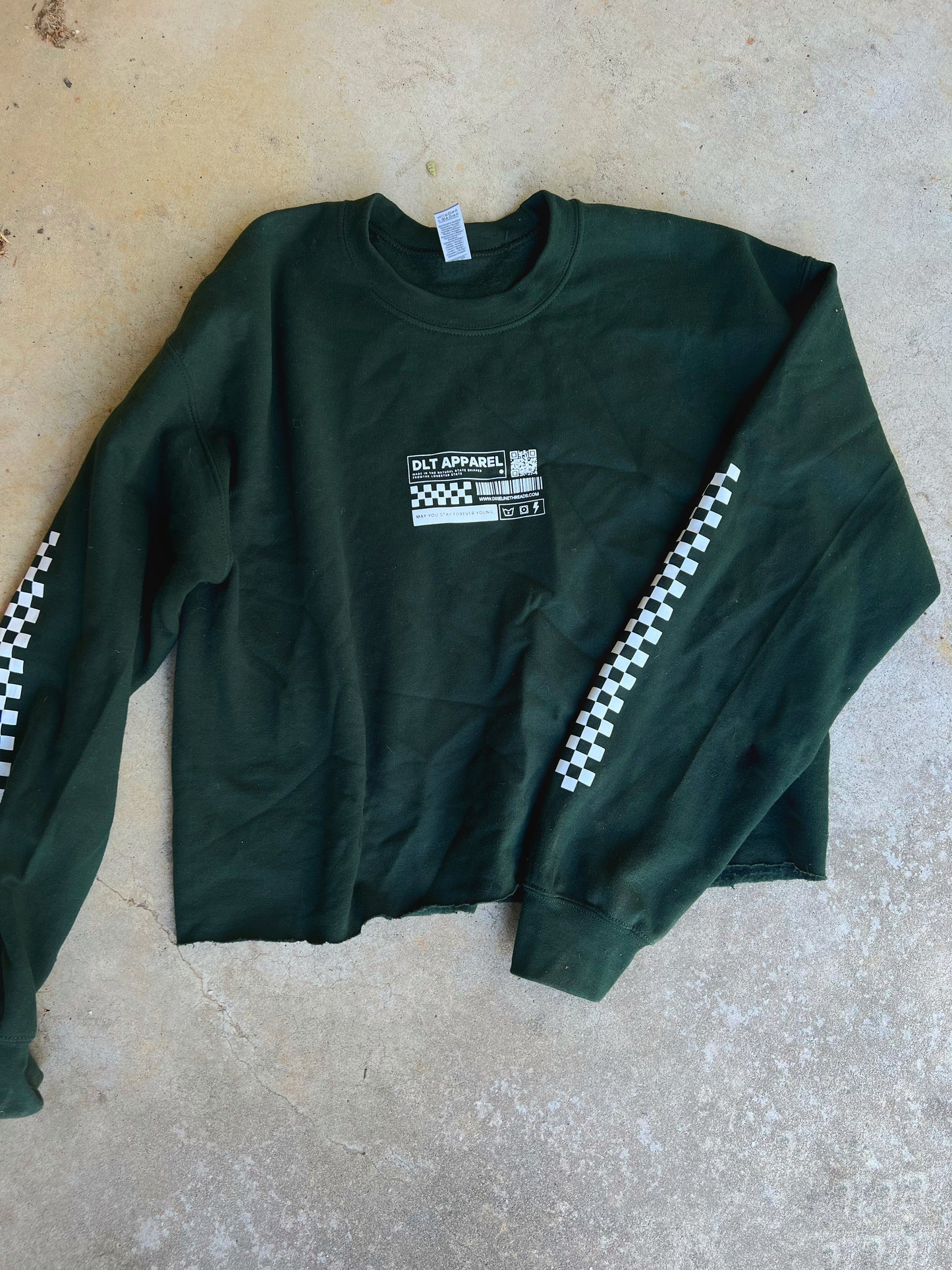 DLT checkered sweatshirt (more options)