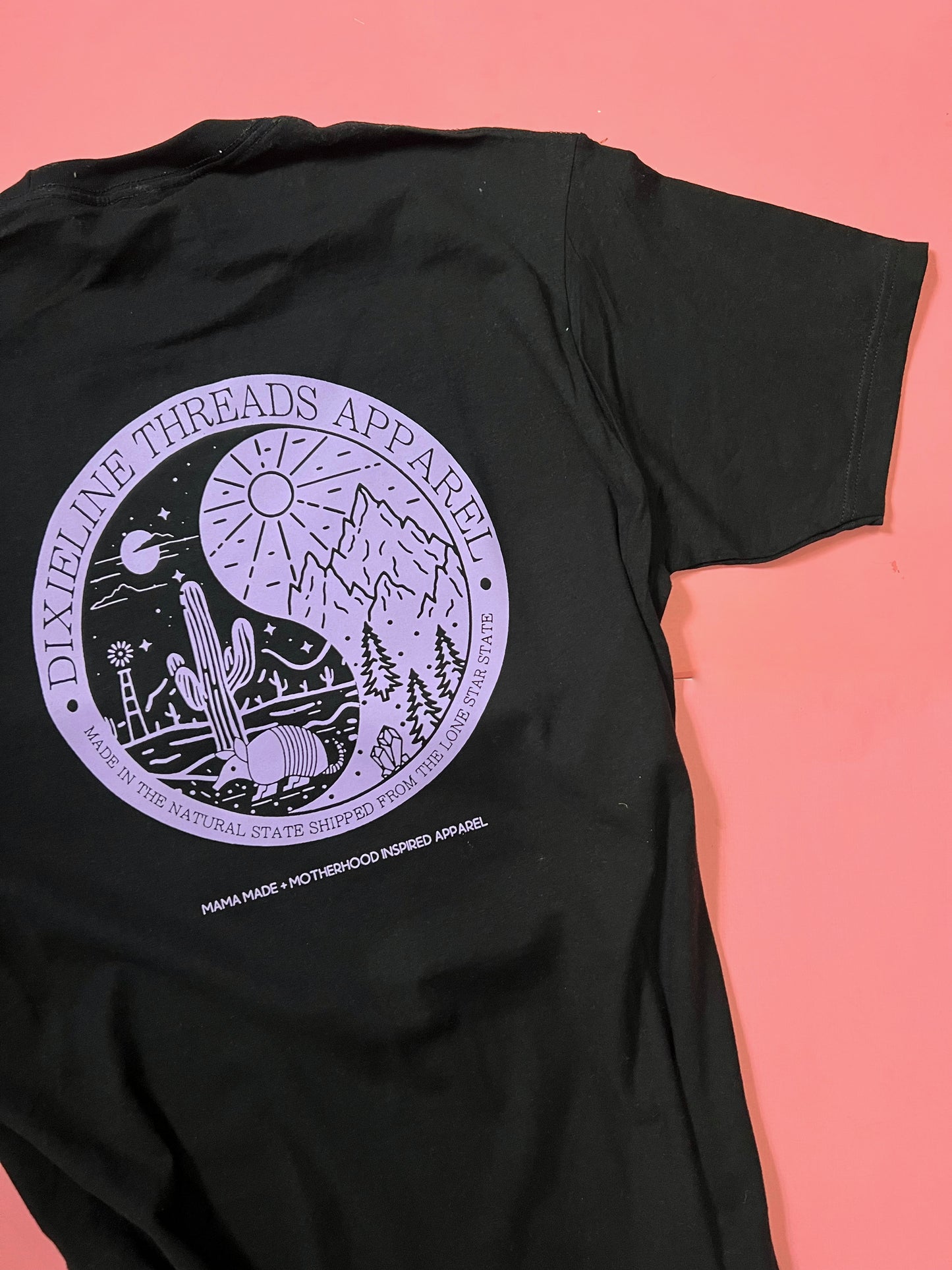 DLT Logo - Lavender + Black