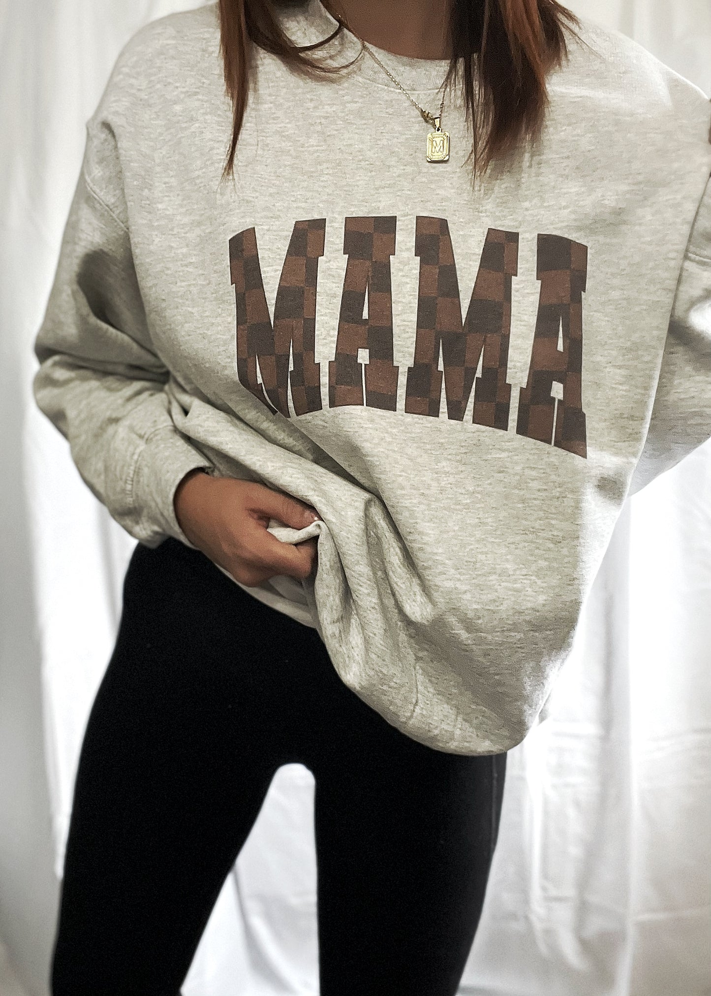 MAMA Checkered - Sweatshirt