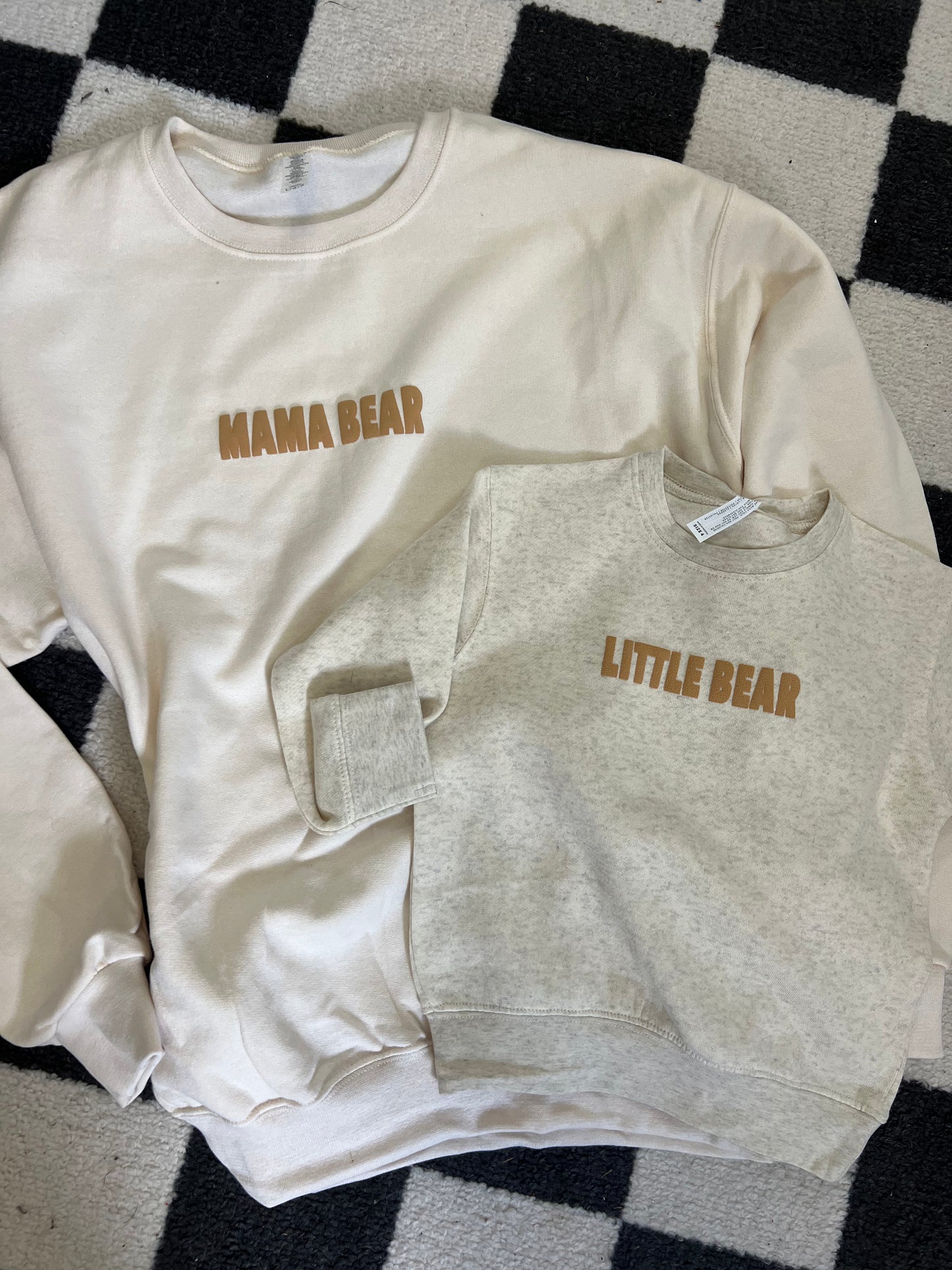 LITTLE BEAR - Cream Puff Print Sweatshirt