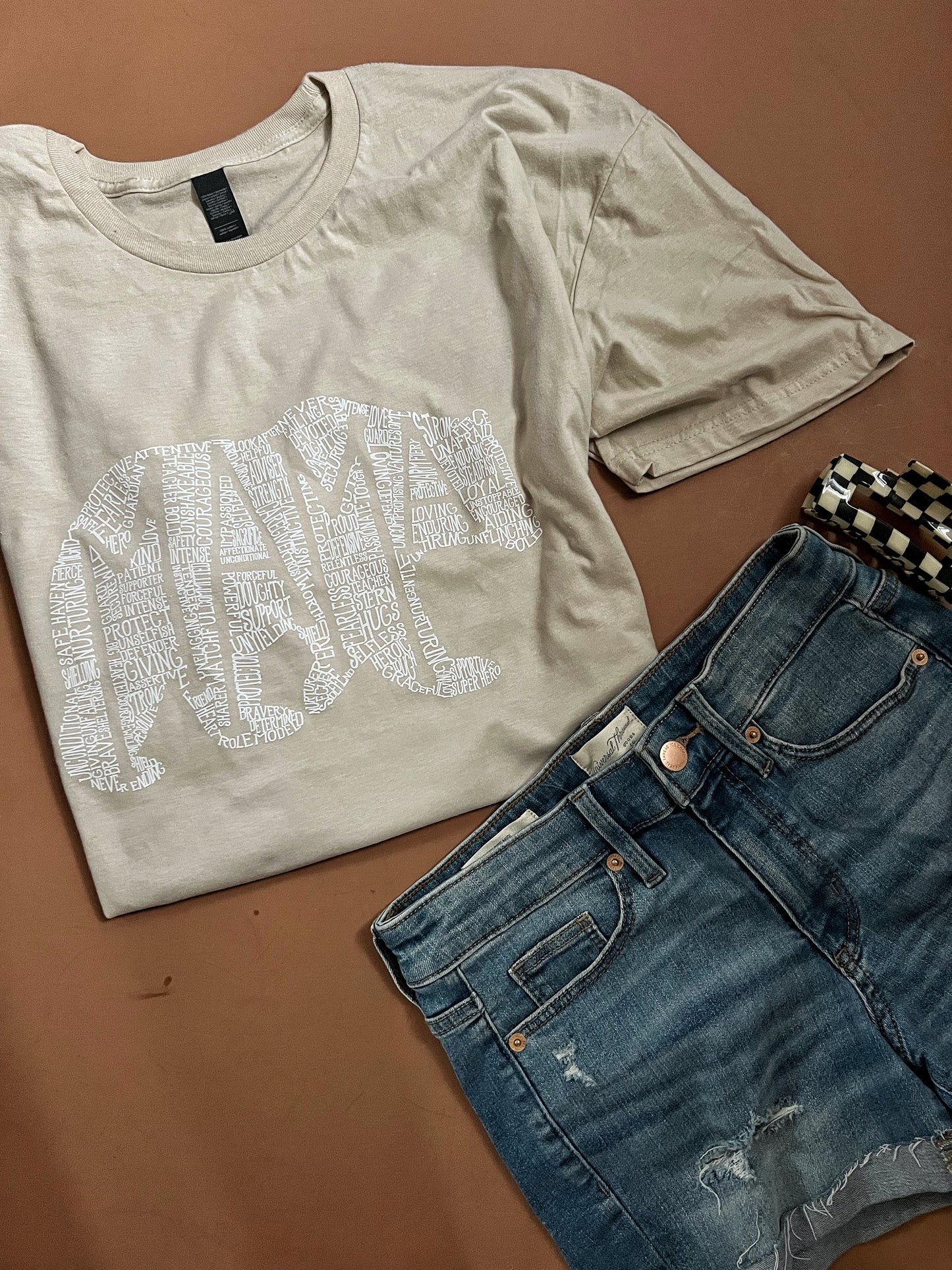 What's in a Mama - Tan tee