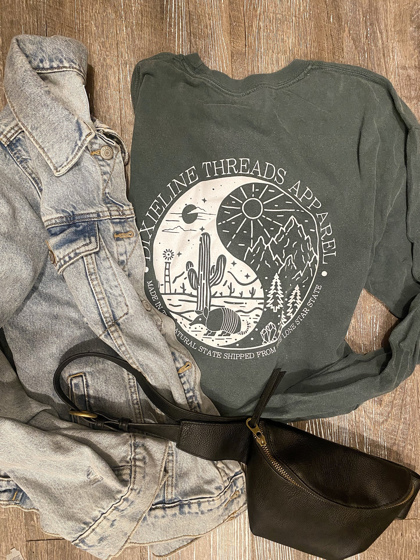 DLT logo - Comfort Colors Long Sleeve