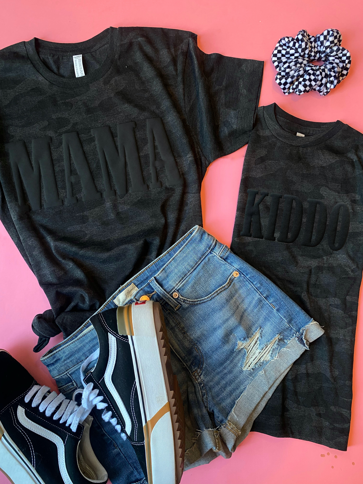 Mama + kiddo (matching) - Black Camo
