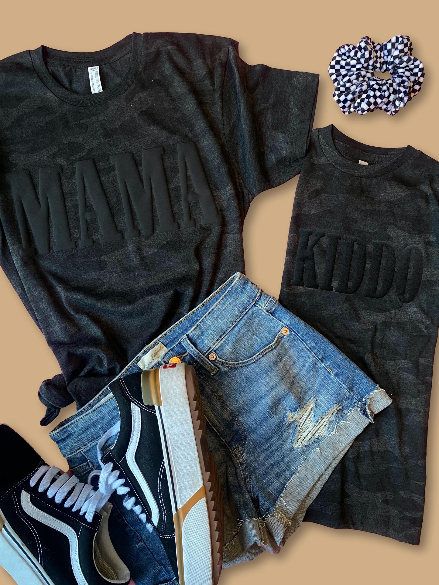 Mama + kiddo (matching) - Black Camo