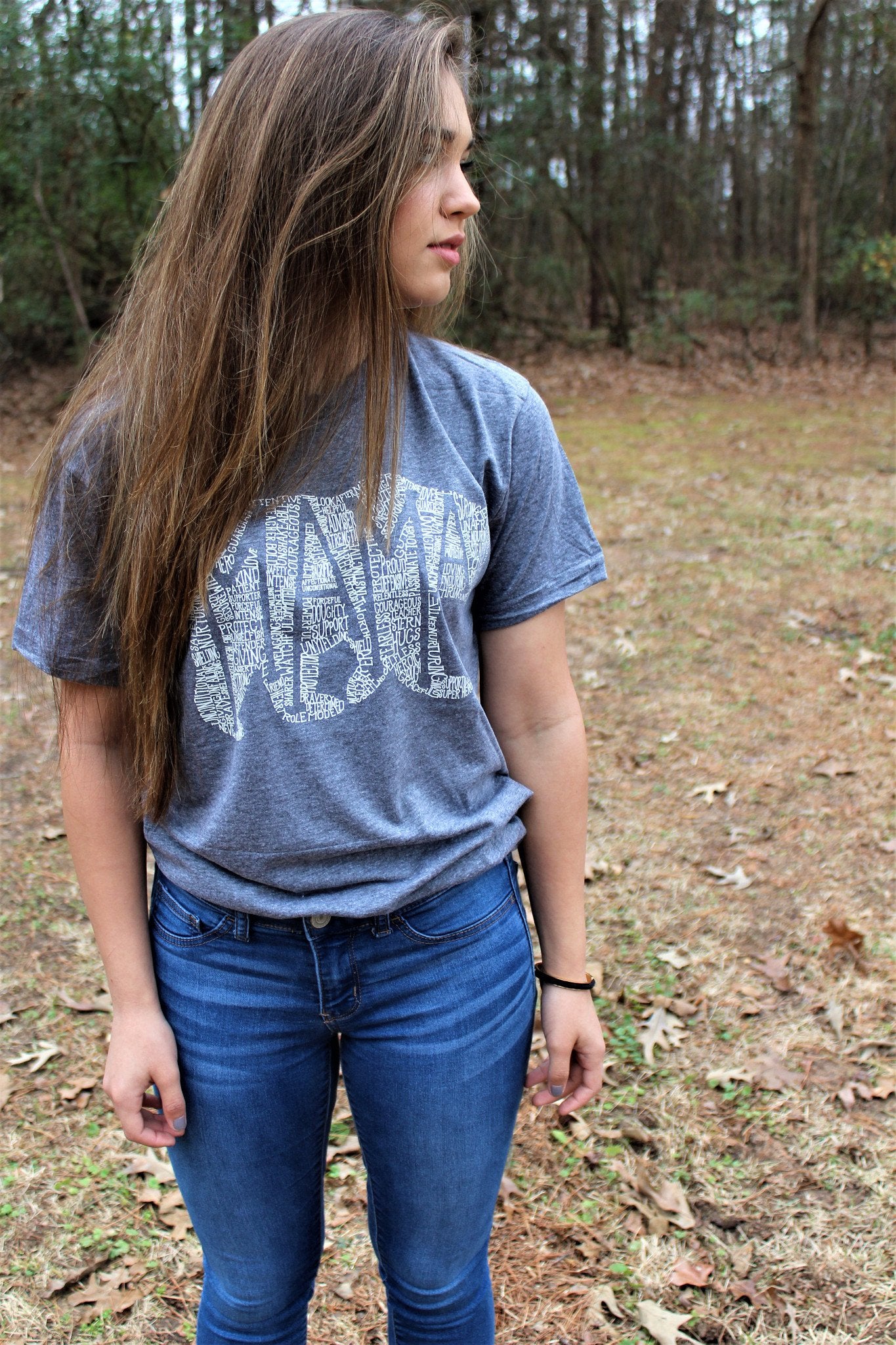 What's In A Mama -Athletic Grey Crew Neck
