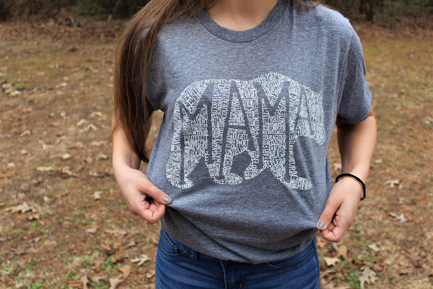 What's In A Mama -Athletic Grey Crew Neck