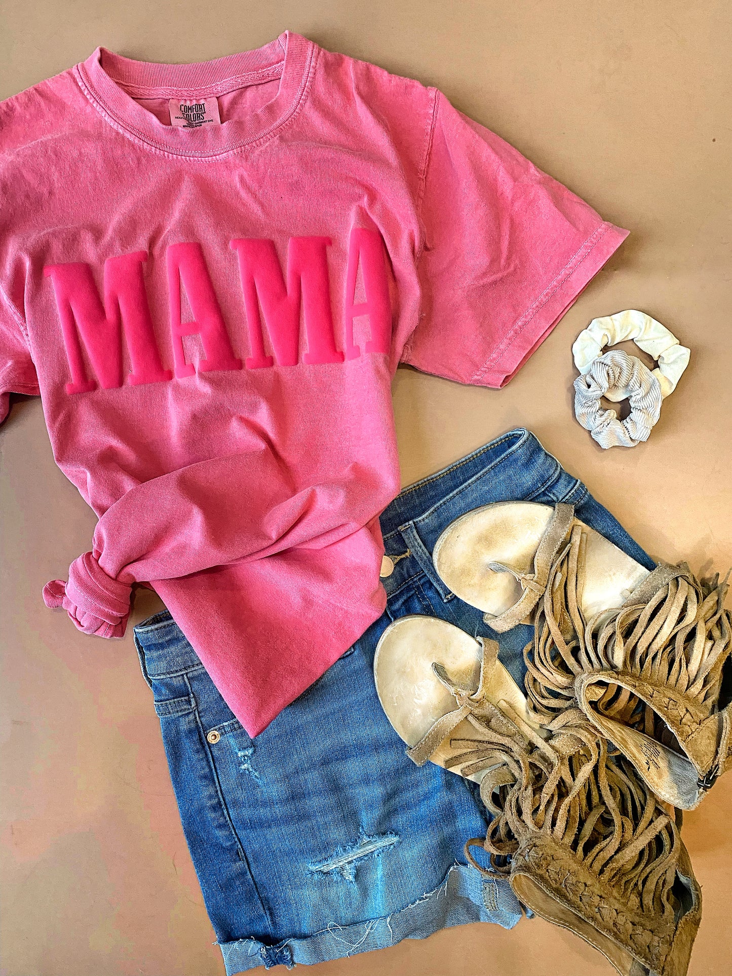 MAMA - Comfort Colors watermelon PUFF