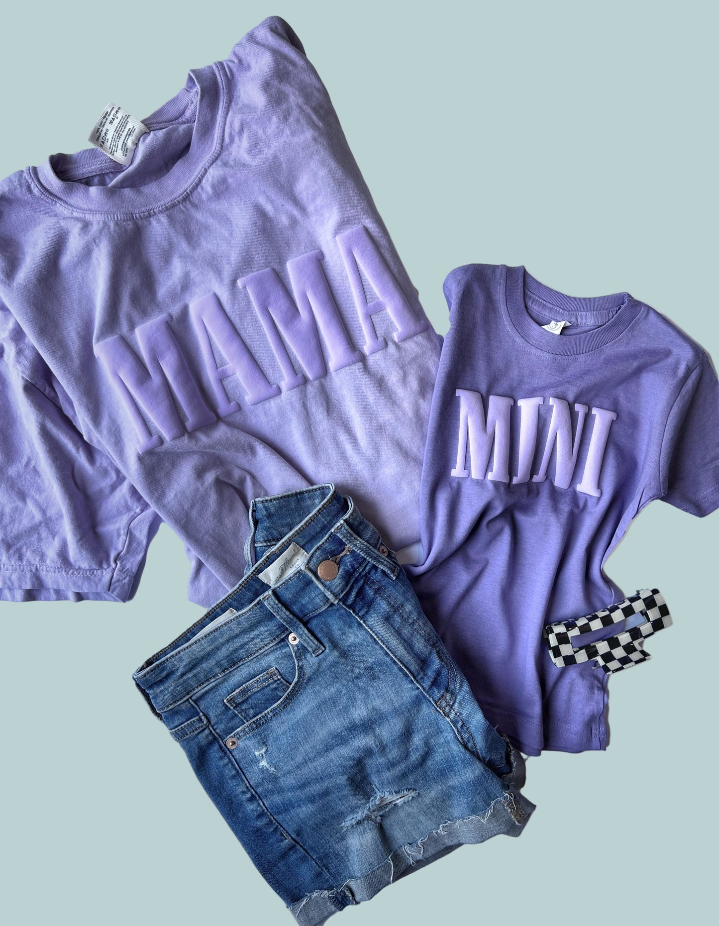 MAMA + MINI - Lavender Puff