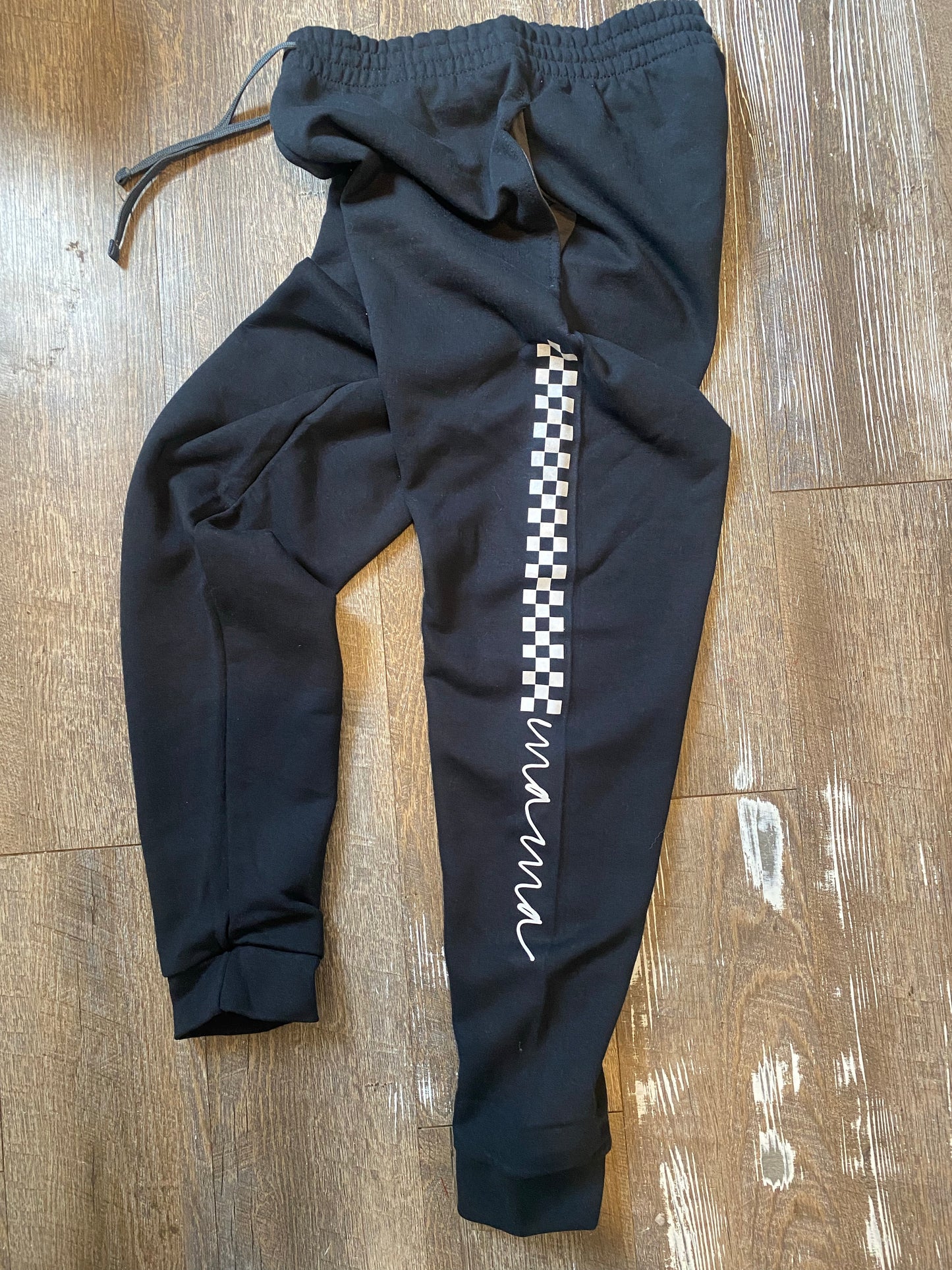 Checkered Mama Sweatshirt + Joggers