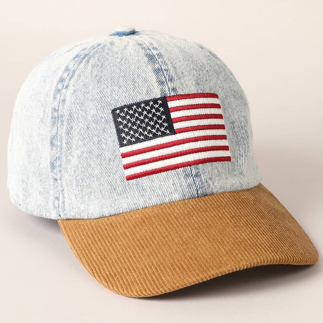 USA Embroidered Dad Cap (READY TO SHIP)