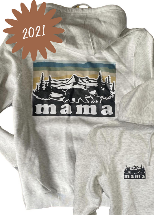 Mama Bear - Oatmeal Hoodie