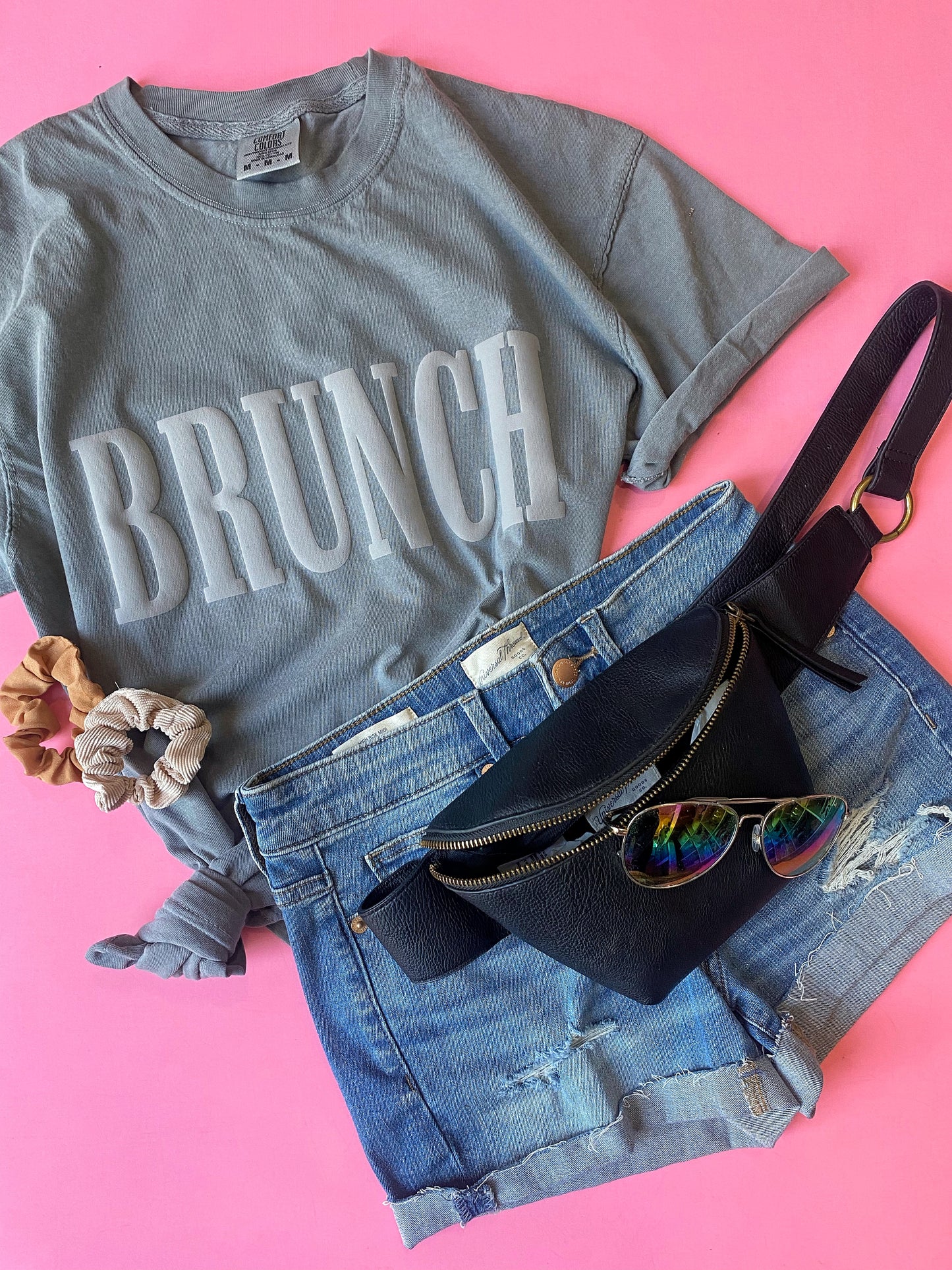 BRUNCH - GREY PUFF Comfort Colors Short Sleeve