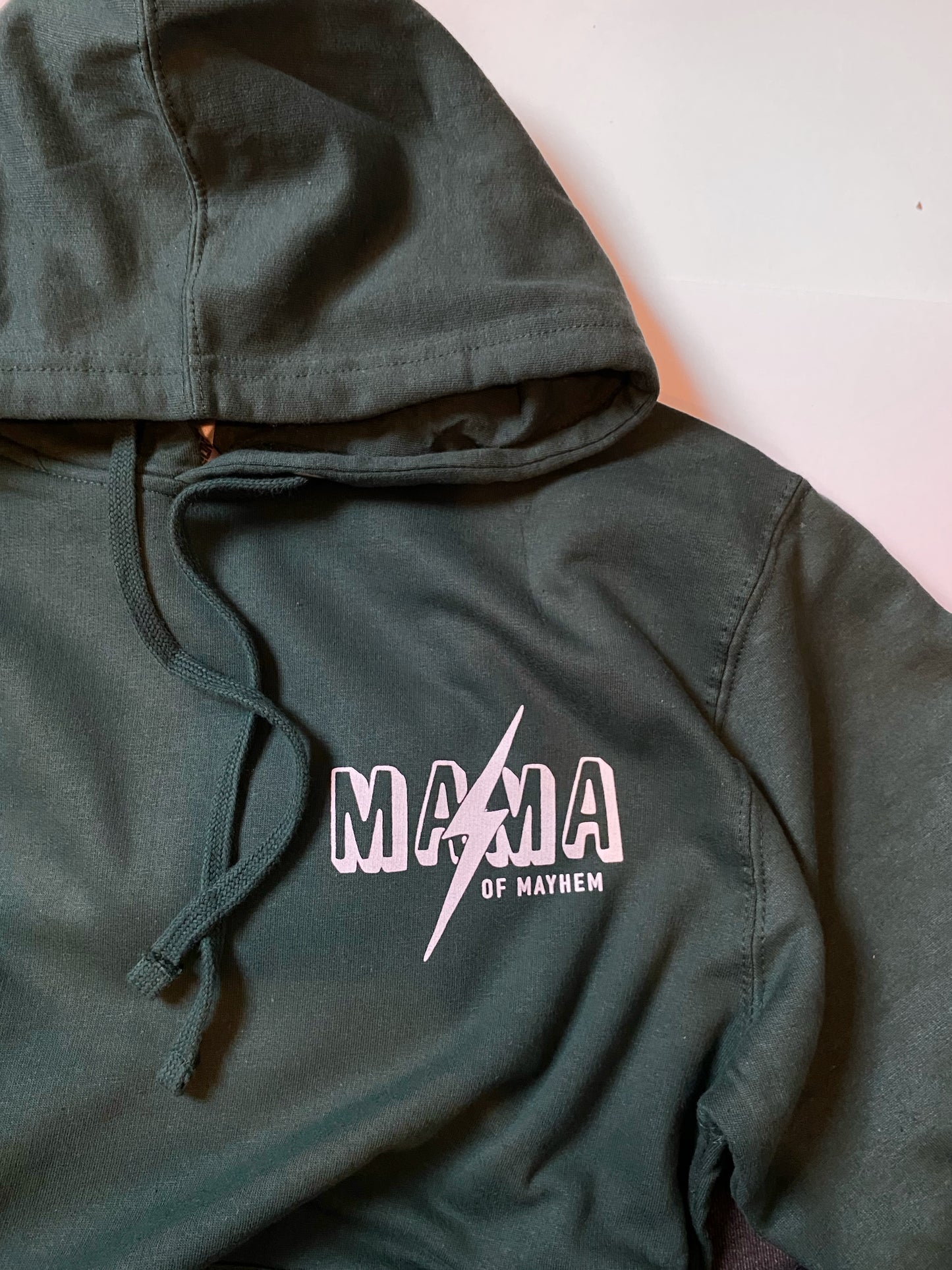 Mamas of Mayhem - leopard bolt hoodie