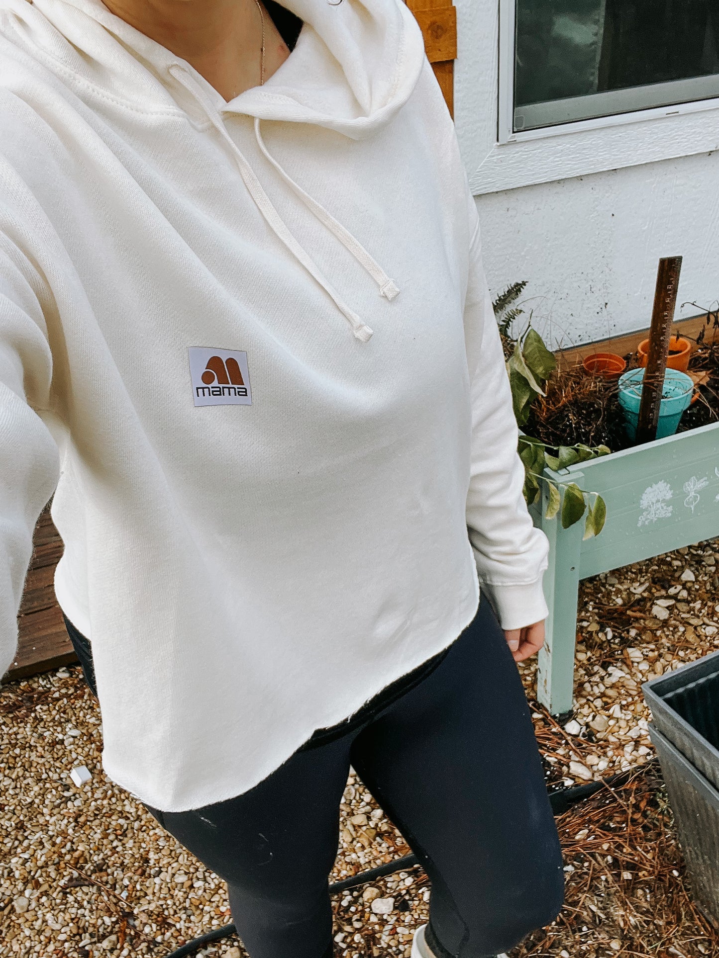 MAMA logo - Women's Cropped Hoodie