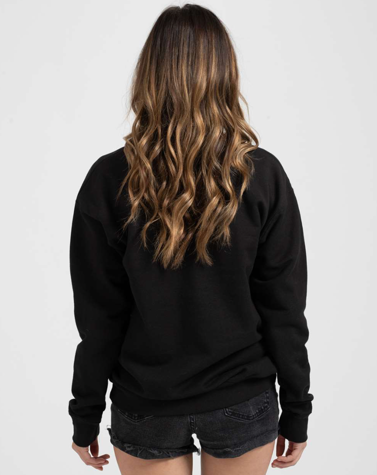 Mama Collar - Black sweatshirt